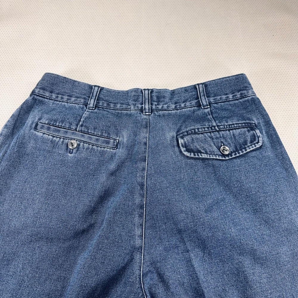 Bugle Boy Womens‎ 33x30 Size 14 baggy Relaxed Blue Denim Jeans Vintage High Rise - Picture 11 of 14